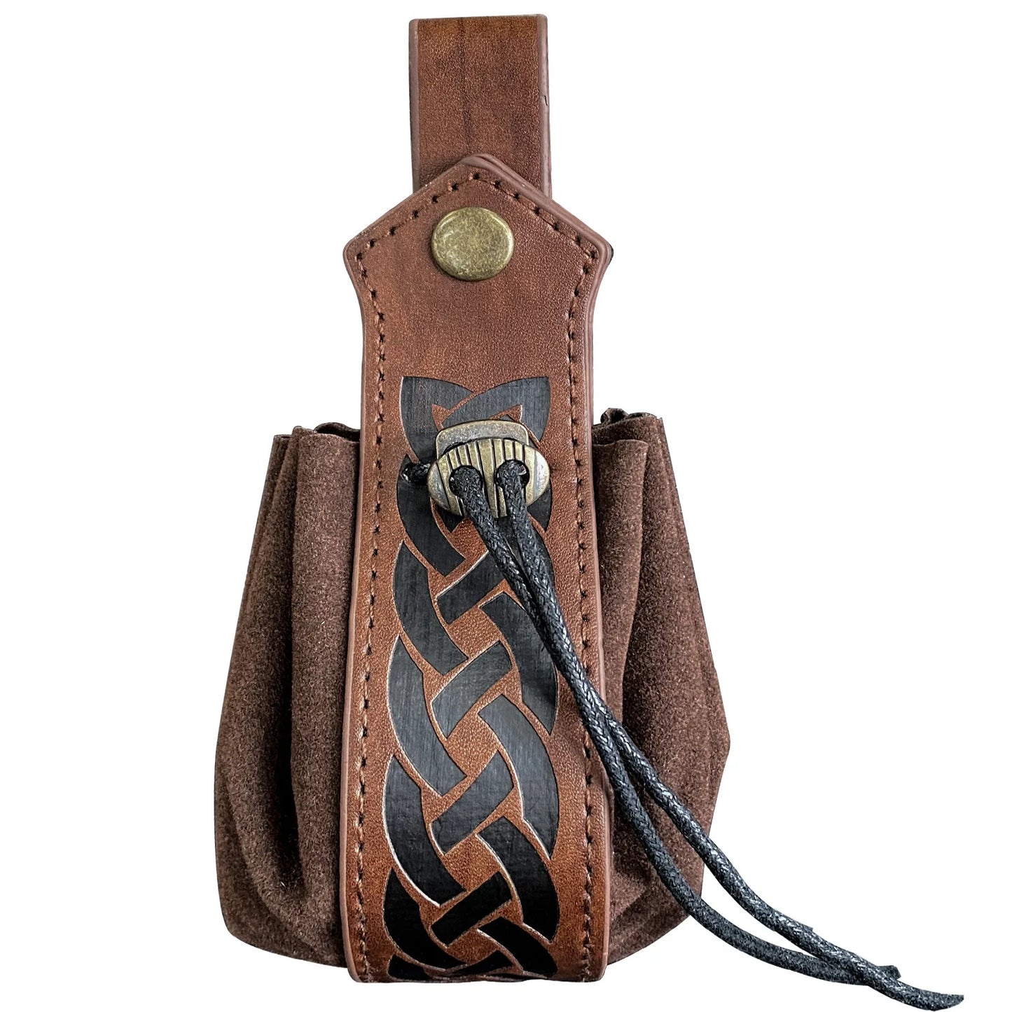 PU Leather Celtic Dice Pouch