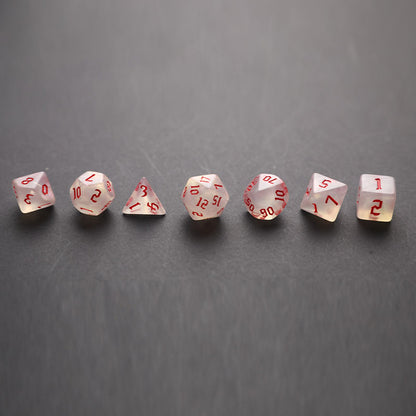 7pcs/set Polyhedral 7-Die Carved Pattern Dice Set