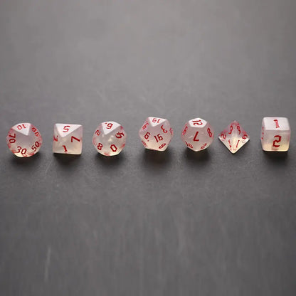 7pcs/set Polyhedral 7-Die Carved Pattern Dice Set